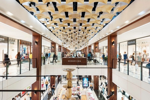 Le centre commercial Westfield Parly 2, au Chesnay, dans les Yvelines. © URW Le centre commercial Westfield Parly 2, au Chesnay, dans les Yvelines. © URW