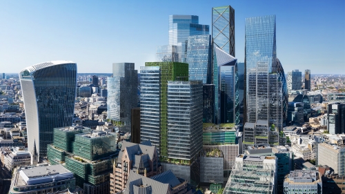 Le projet du 50 Fenchurch à Londres. © Eric Parry Architects