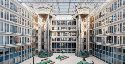 Le Neuer Dovenhof à Hambourg. 