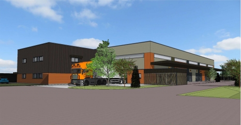 Le projet de La Poste à Esclavelles