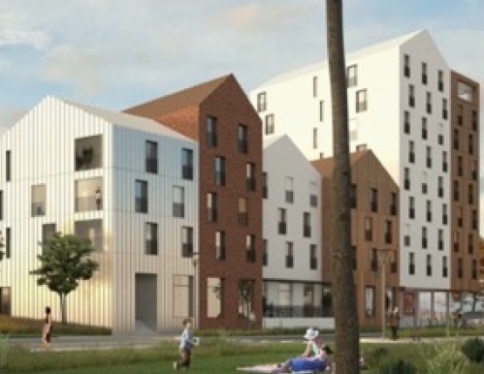 La future résidence de coliving de Kley, à Bordeaux. 