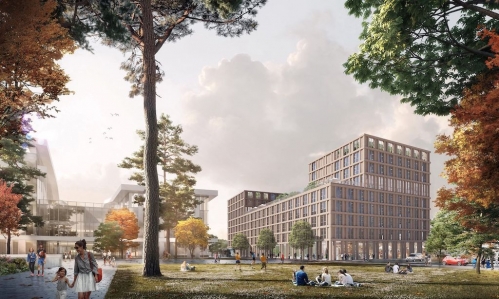 Le projet Cluster acquis par Invesco Real Estate à Saint-Denis. 