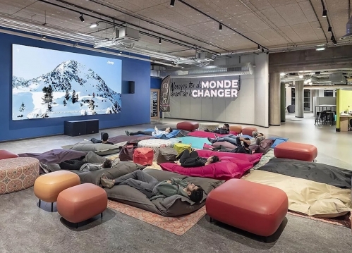 Les 40 000 m2 dédiés au coliving étudiant sur le site d'Ecla Massy-Palaiseau. © Uxco