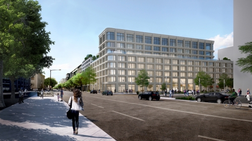 L'immeuble Brickwall à Lyon