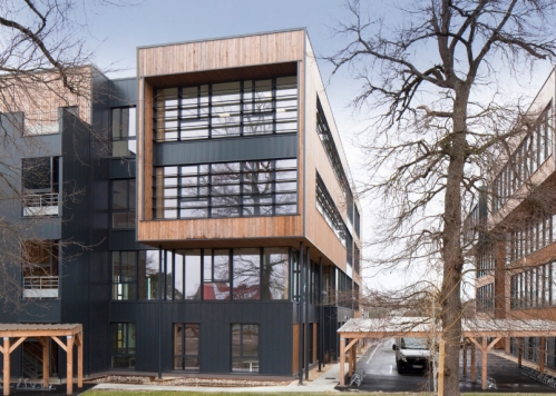 Inéa est notamment propriétaire du Wooden Park, à Mérignac près de Bordeaux. © Tristan Deschamps