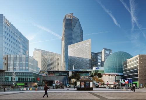 La tour Hekla, à La Défense. © Thierry Lewenberg-Sturm