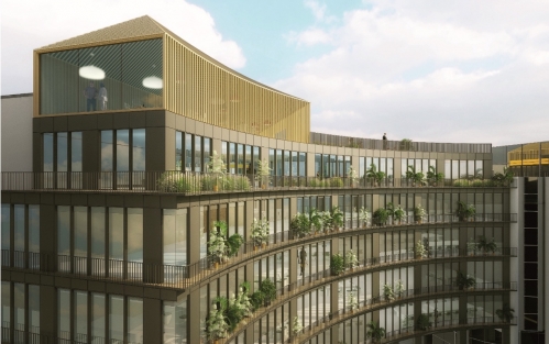 Le projet Ace à Boulogne-Billancourt. © Cushman & Wakefield