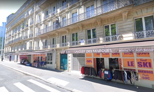 Le 124/126 boulevard Raspail, anciennement occupé par La Clef des Marques. © Google Maps.