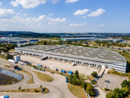 L'entrepôt de P3 à Saint-Quentin-Fallavier