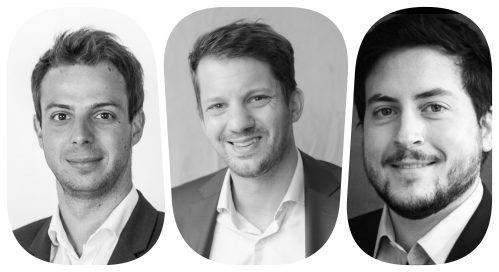 Mathieu Vincent, Guillaume Unglik & David Codazzi, fondateurs de Polaris OP