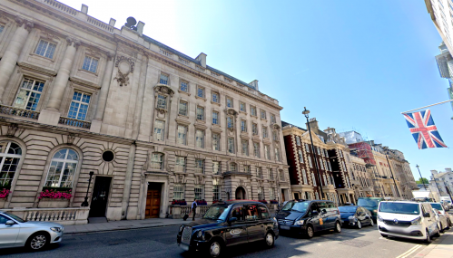 Le 83-85 Pall Mall, à Londres, dans le portefeuille de Tikehau Capital. © Google Maps