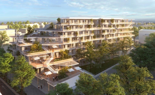 Le projet de vefa développé par l'Etoile Properties à Saint-Denis.