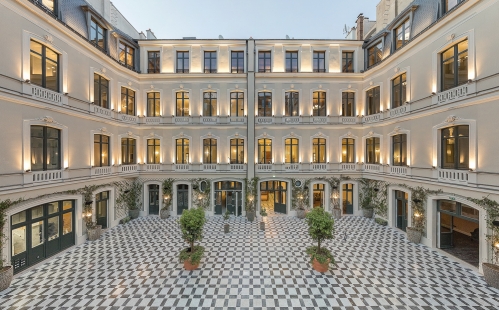 L'établissement Soho House Paris au 45 rue de la Bruyère. 