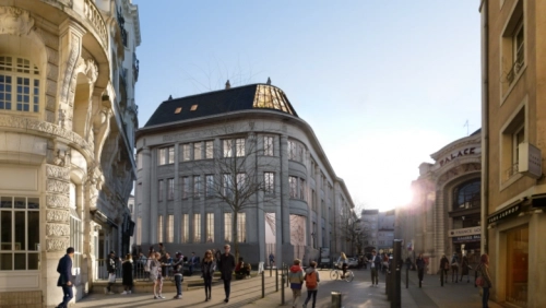 Le projet initial de l'ancienne Poste d'Angers. © Johanne San