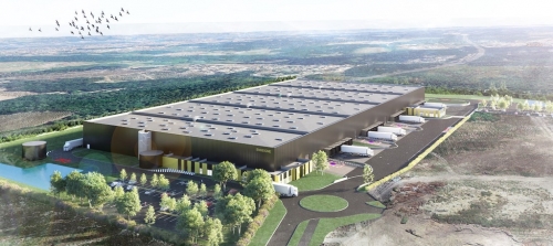 La plateforme logistique développée par Quartus à Ayguemorte-les-Graves. 