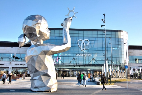 Le centre commercial Posnania à Poznań.