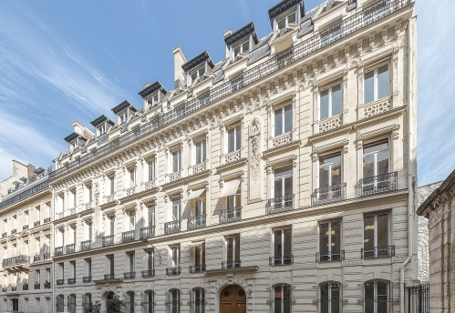 Le 5/7 Coq, Paris 9, siège du cabinet d'avocats Fromont Briens. © JLL France