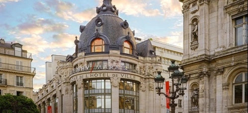 La façade principale du BHV Marais