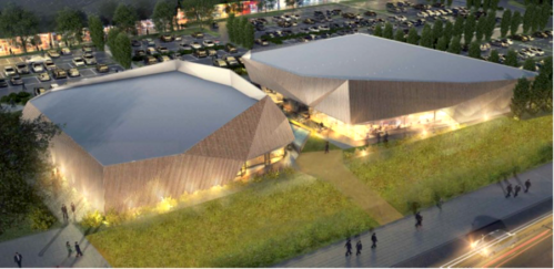 Enox 2, food park à Gennevilliers. © Altarea