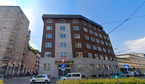 Le Piazza Fidia 1, à Milan. © Google Maps