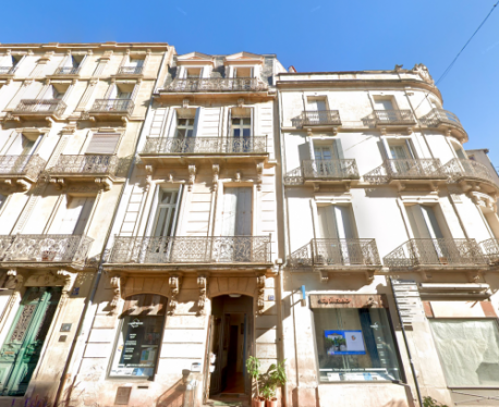 Le 12 Palais Guilhem / 13 Foch à Montpellier. © Google Maps