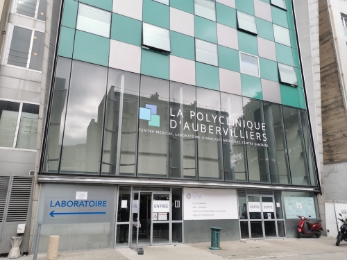 La polyclinique d'Aubervilliers. 