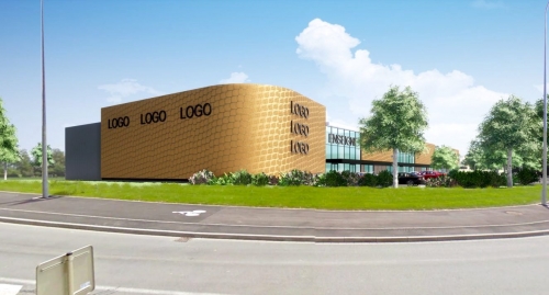 Frey réalise notamment l'extension du centre La Porte de Belfort. © Frey