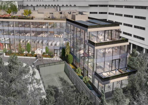 L'actif acquis par Perial AM dans le centre de Madrid en Espagne. 