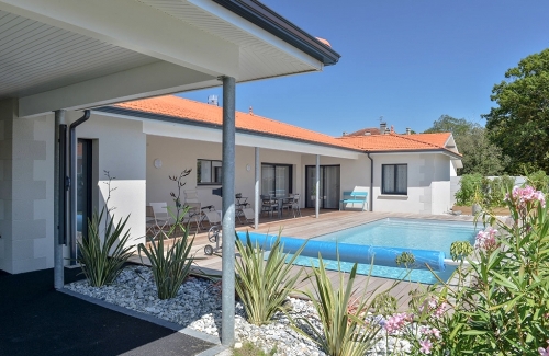 Un exemple des maisons construites par le groupe HDV.