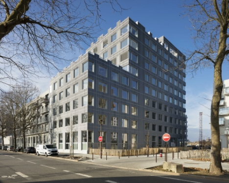 L'immeuble de bureaux du projet Îlink  L'immeuble de bureaux du projet Îlink
