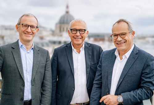 Jean-Michel Jédelé, Éric Gagnière et Xavier Marchais, les actionnaires de JMG