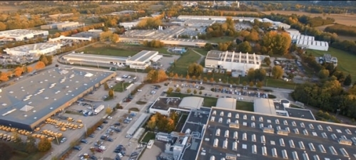 Le campus "secret-défense" de 49 000 m2, dans le Maine-et-Loire. 