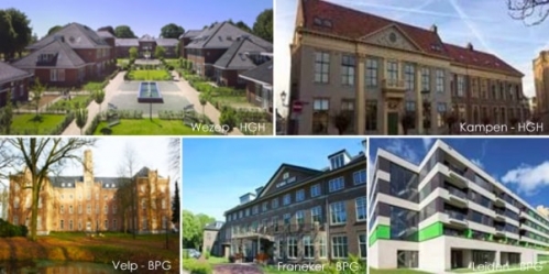 Les nouveaux sites néerlandais de Korian.