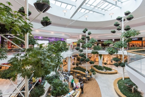 Le Shopping City Süd à Vienne. © URW