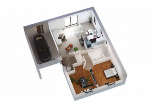 Une des maisons réalisées par Ideoz - DR