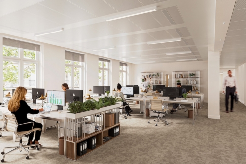 Les bureaux d'Haussmann Saint-Augustin. 