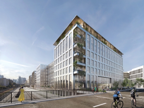 L'immeuble Alphabet, à Bois-Colombes.