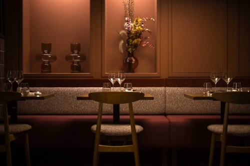 Le restaurant Sphère au 18 Boétie à Paris. 