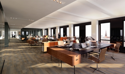 La Tour Kallmorgen se dédie aux bureaux flexibles - DR