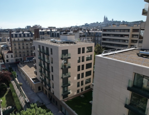 Le 119 rue Damrémont, dans le 18e arrondissement de Paris. 