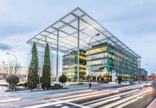 L’immeuble El Portico à Madrid