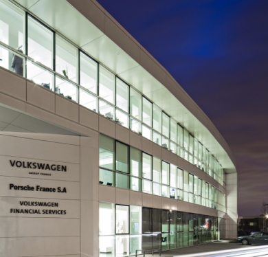 Le Parc Mail de Roissy occupé par Volkswagen.© Sogelym Dixence