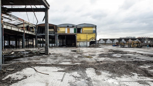 Exemple d'un site industriel pollué à réhabiliter par Ginkgo.