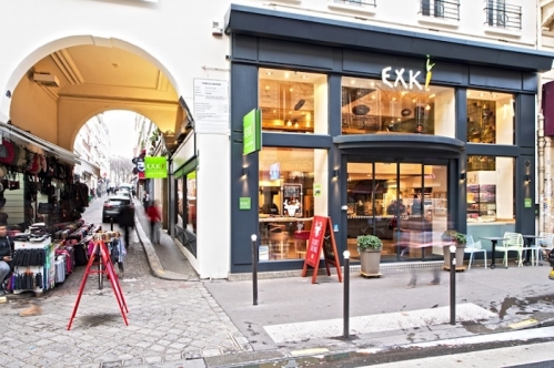 L'enseigne Exki à Saint-Lazare. 