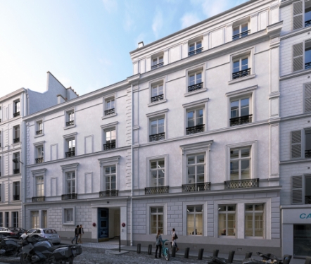 L'immeuble du 37 rue Bellefond, dans le 9e arrondissement de Paris. 