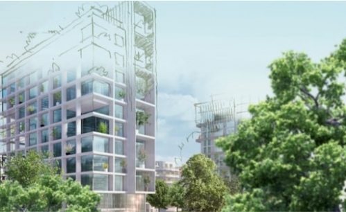 Le projet de Ginkgo I, à Lyon Gerland. 