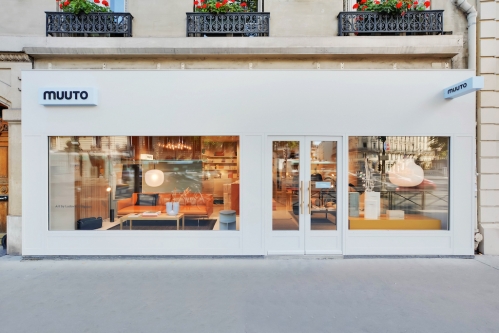 Le flagship de Muuto, situé au 240 bis, boulevard Saint-Germain. 