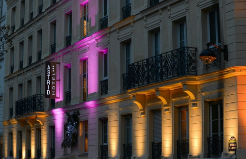 La façade de l'hôtel Astrid, au 27 Carnot à Paris. © Hôtel Astrid
