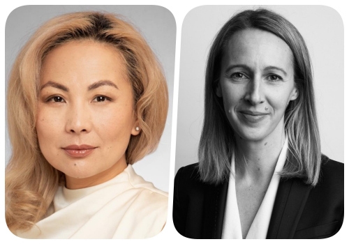 Liliya Larcombe et Justine Weber-Bret. 