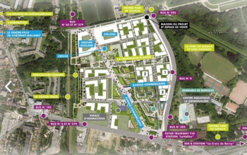 Le futur écoquartier de Chatenay-Malabry